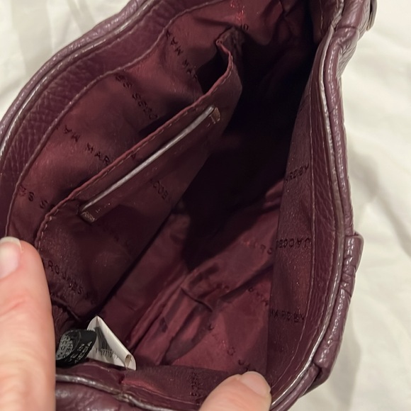 Marc by Marc Jacobs Burgundy Leather Crossbody Bag Classic Q Isabelle - Picture 7 of 10